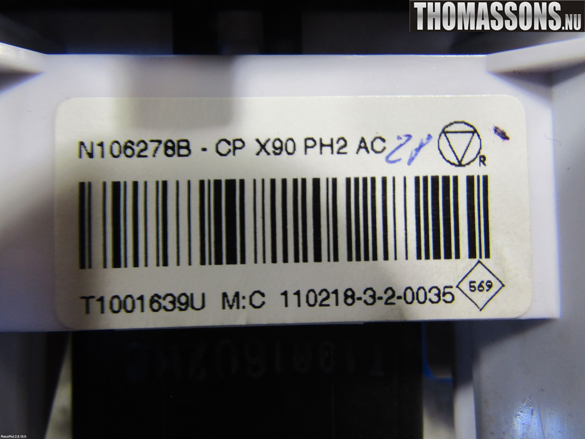 Dacia DUSTER 10-17 Ac Styrenhet Ac Manöveren