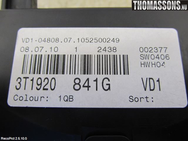 Skoda SUPERB 09-15 Instrument Komb