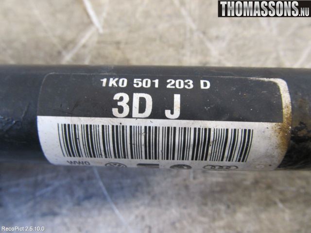 Skoda SUPERB 09-15 Drivaxel Bak Vänster