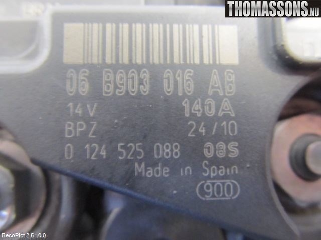 Skoda SUPERB 09-15 Generator