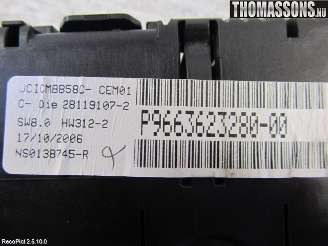 Citroen C4 GRAND PICASSO 07-13 Instrument Komb