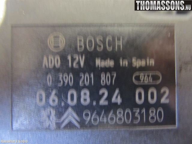 Citroen C4 GRAND PICASSO 07-13 Torkarmotor Baklucka