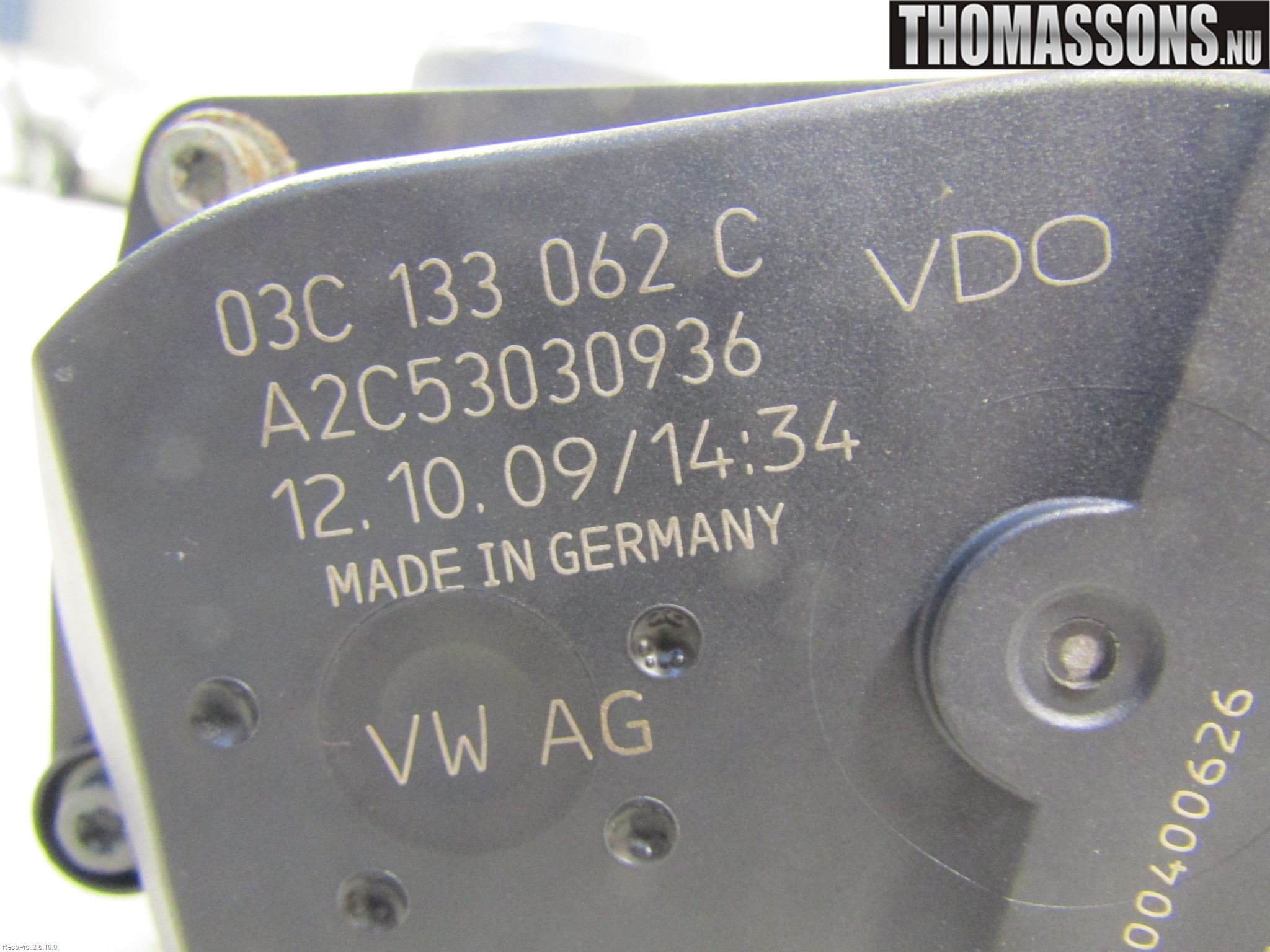 Skoda OCTAVIA (1Z) 05-13 Injspjällhus