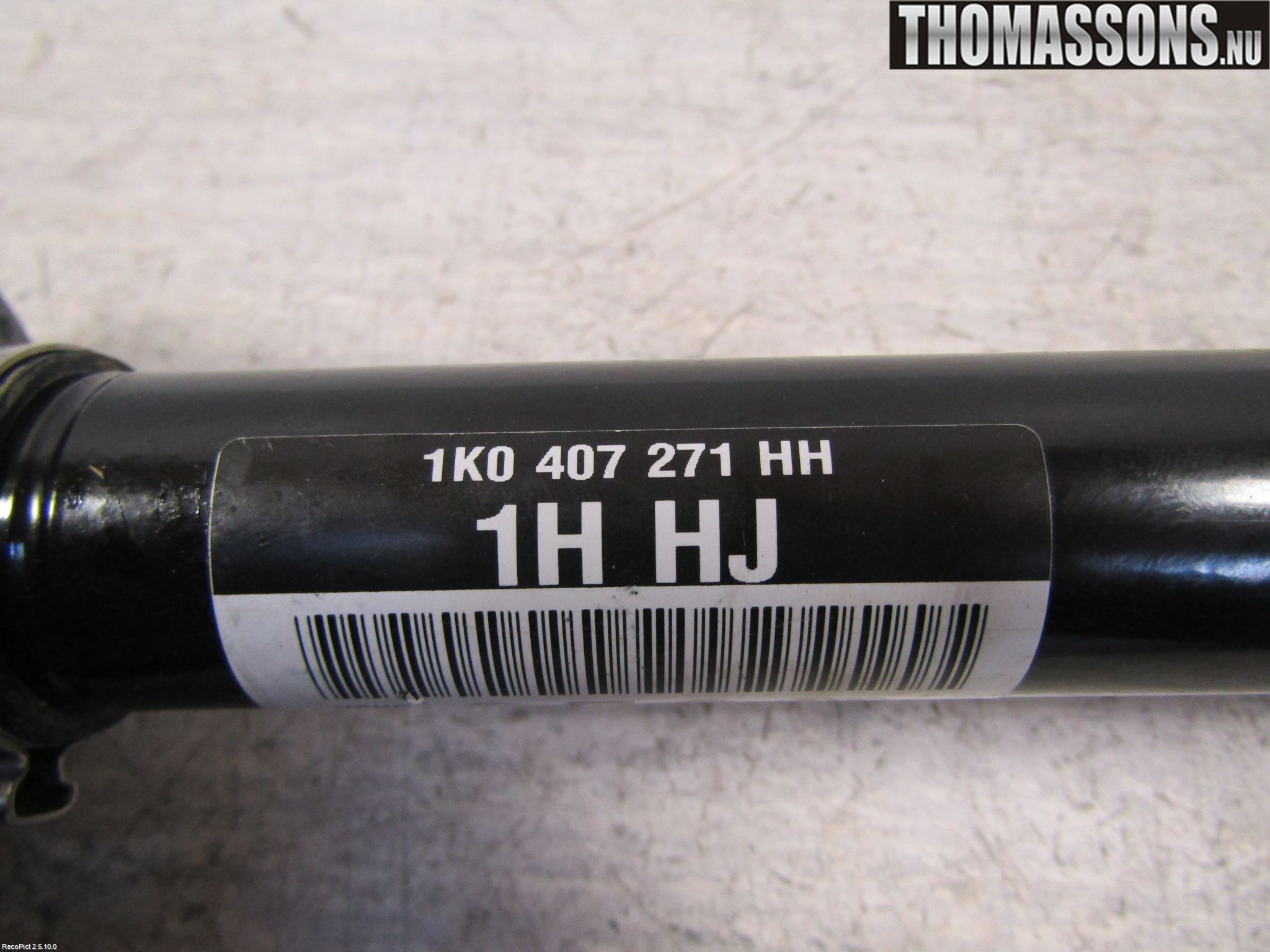 Volkswagen VW GOLF VI 09-13 Drivaxel Fram Vänster