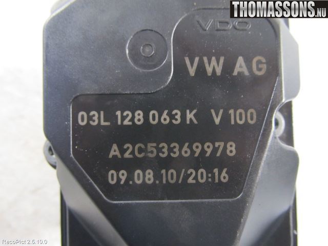 Skoda SUPERB 09-15 Injspjällhus