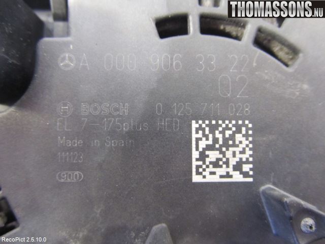 Mercedes-Benz MB B-KLASS (W246/W242) 12-19 Generator