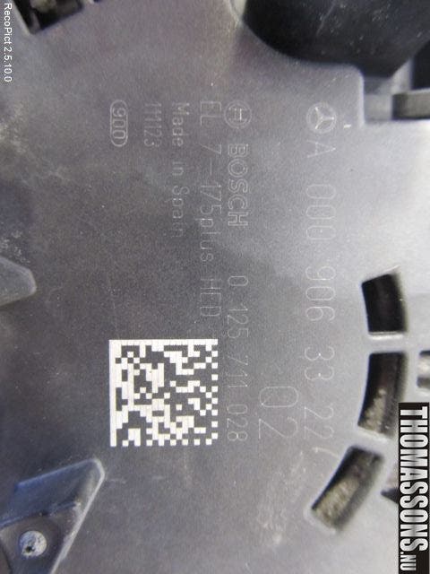 Mercedes-Benz MB B-KLASS (W246/W242) 12-19 Generator