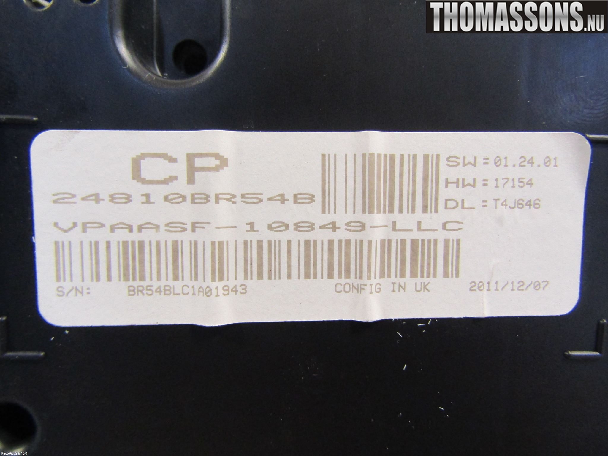 Nissan QASHQAI+2  10-14 Instrument Komb