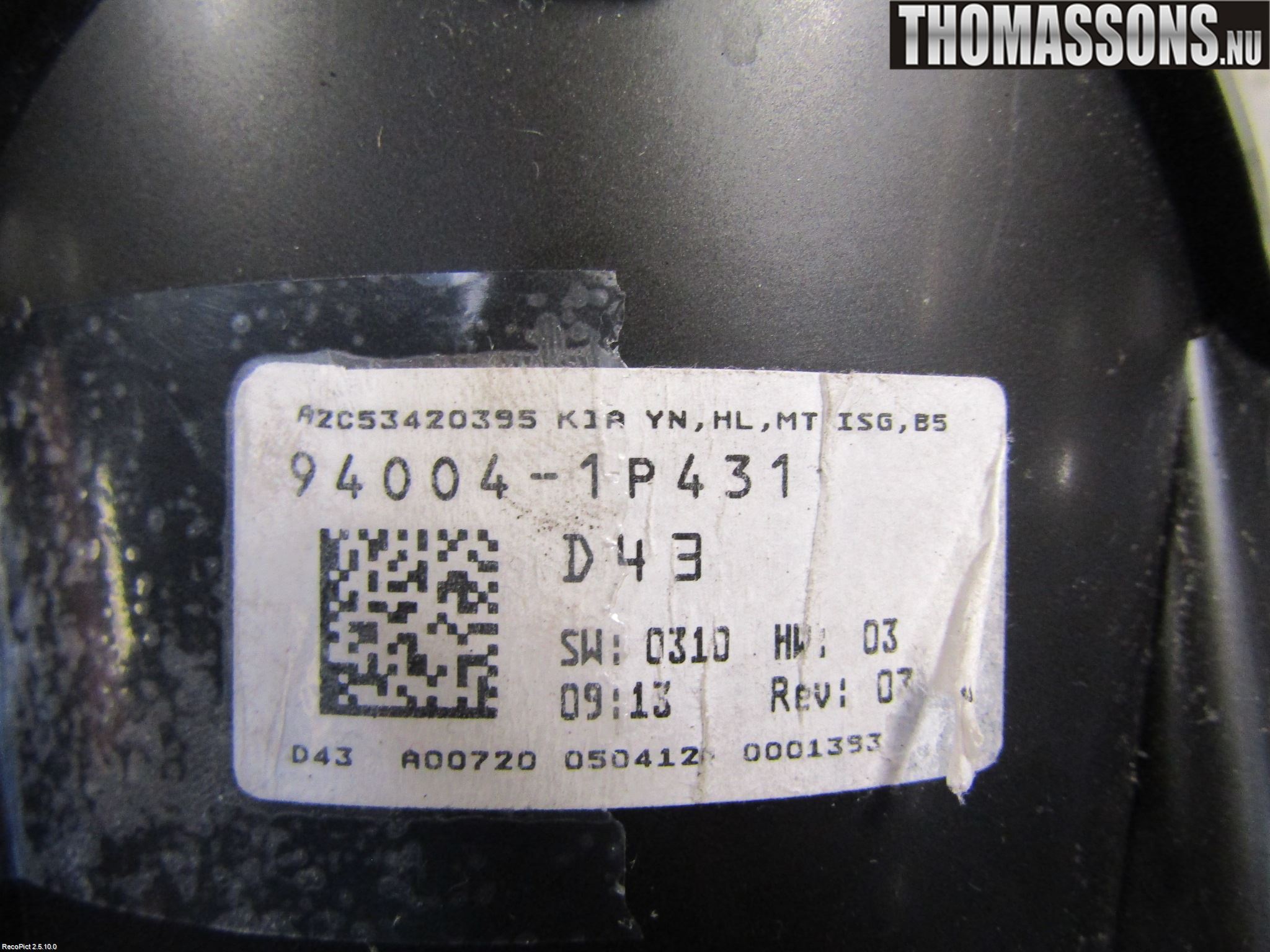 Kia VENGA 10-19 Instrument Komb