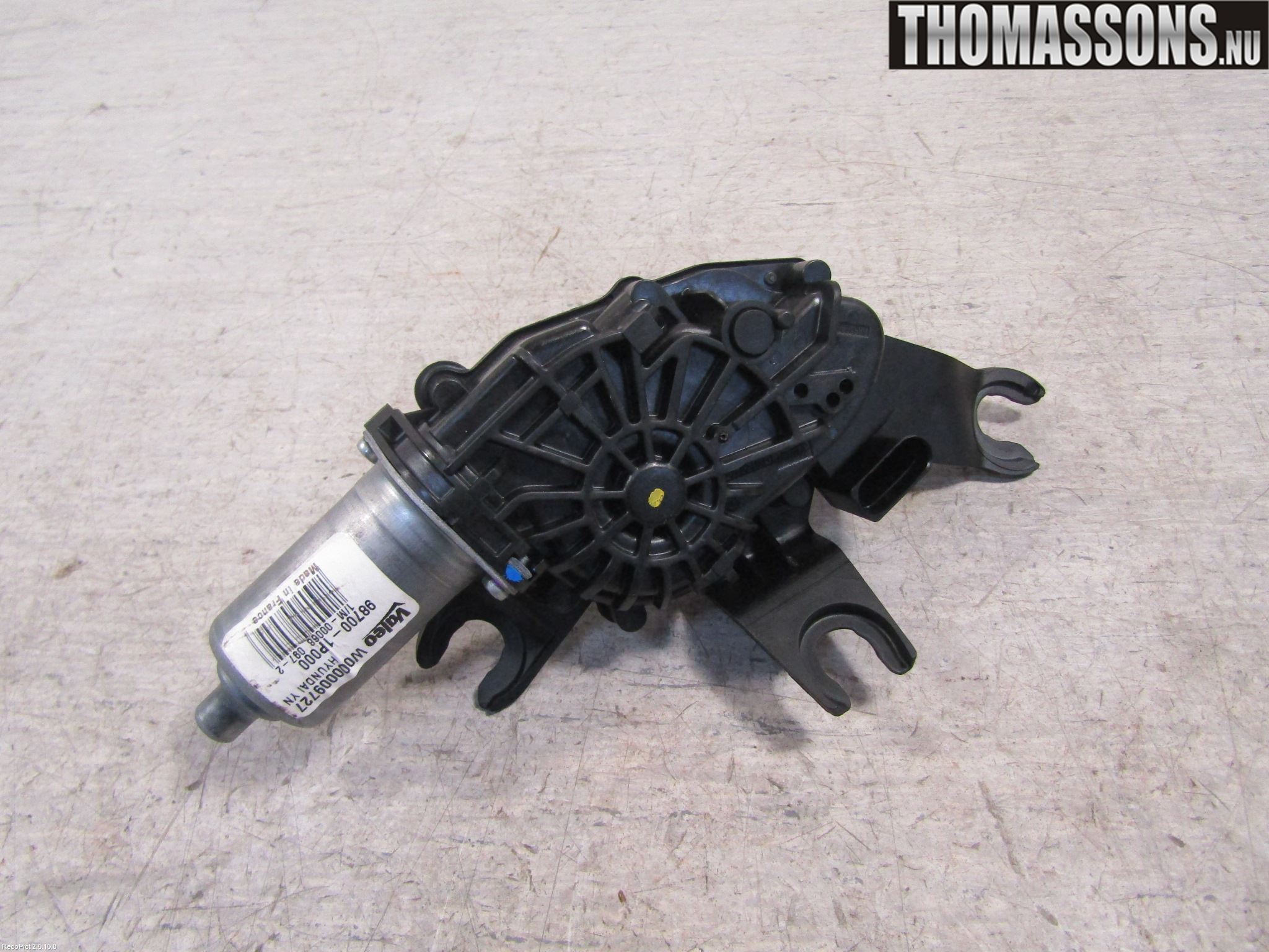 Kia VENGA 10-19 Torkarmotor Baklucka