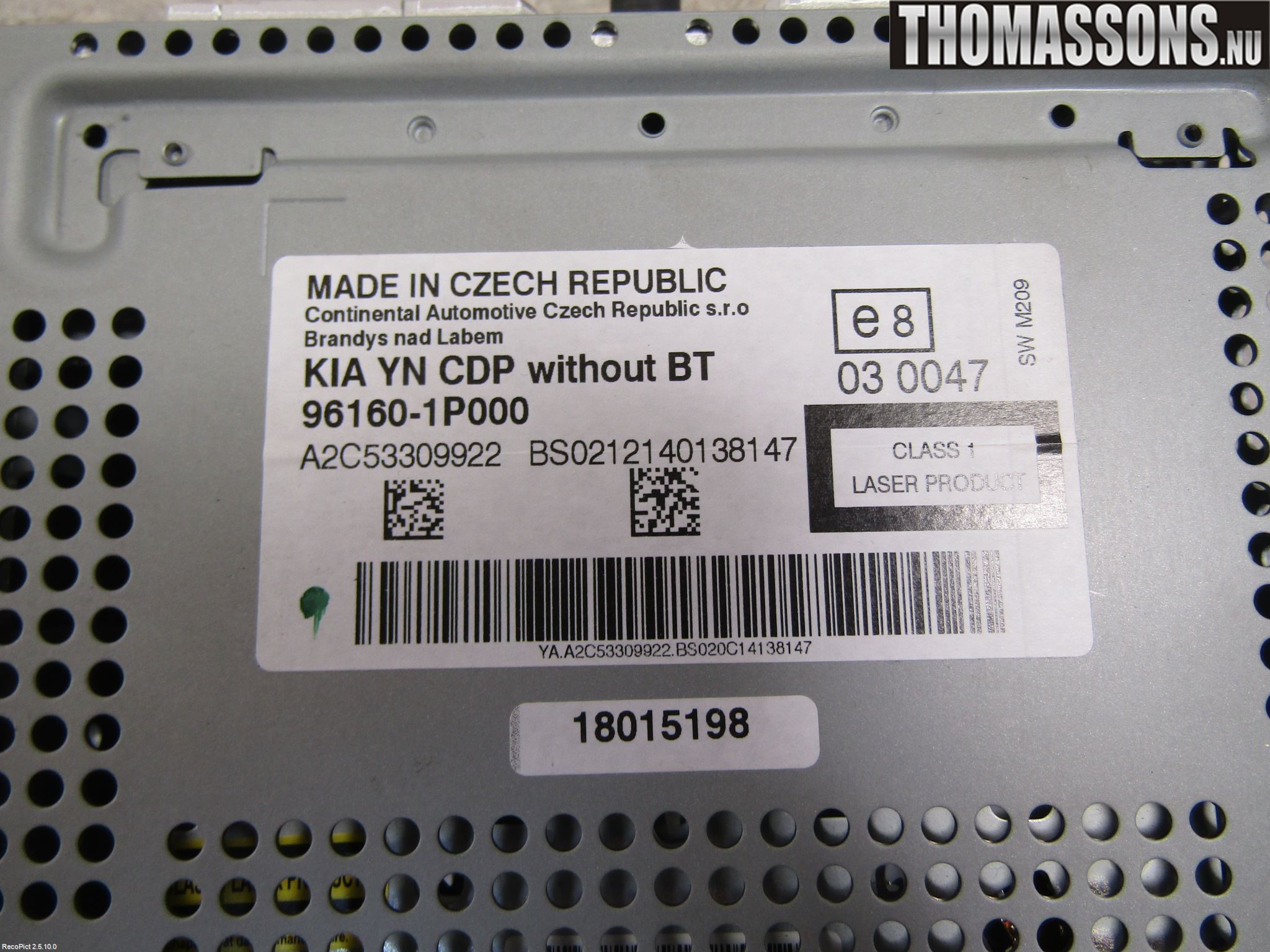 Kia VENGA 10-19 Radio