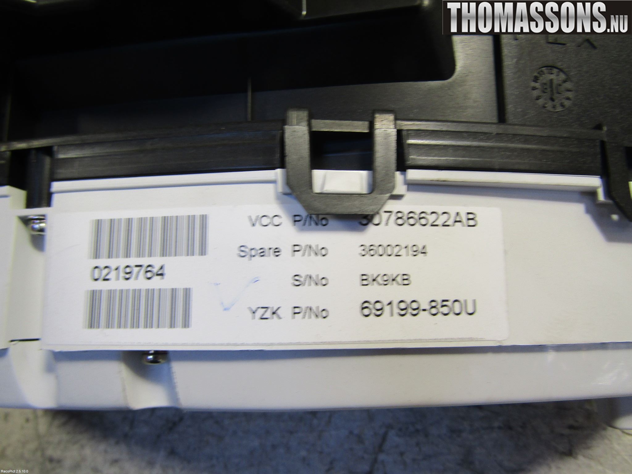 Volvo V70 08-13 Instrument Komb