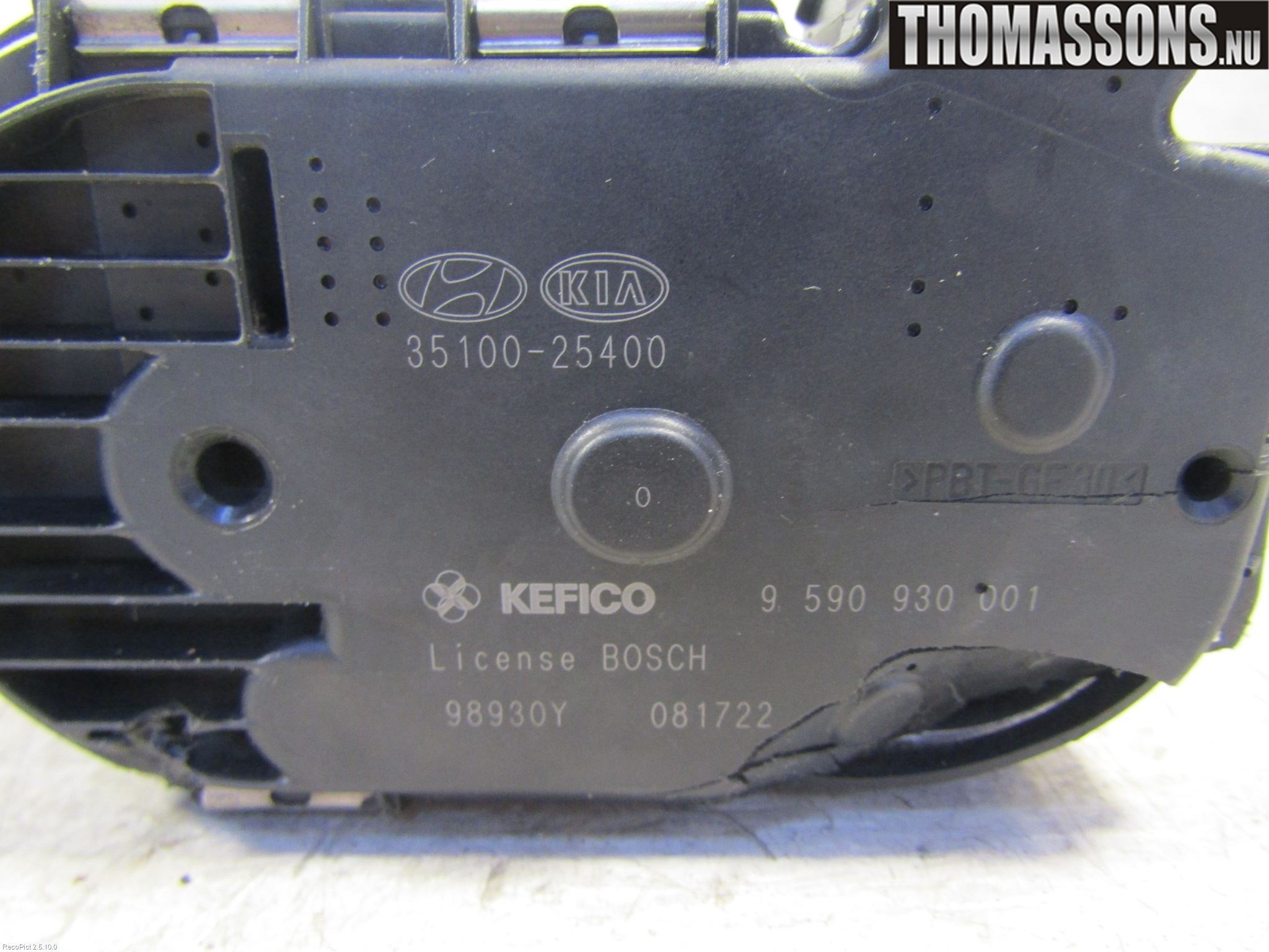 Hyundai ix35 Injspjällhus