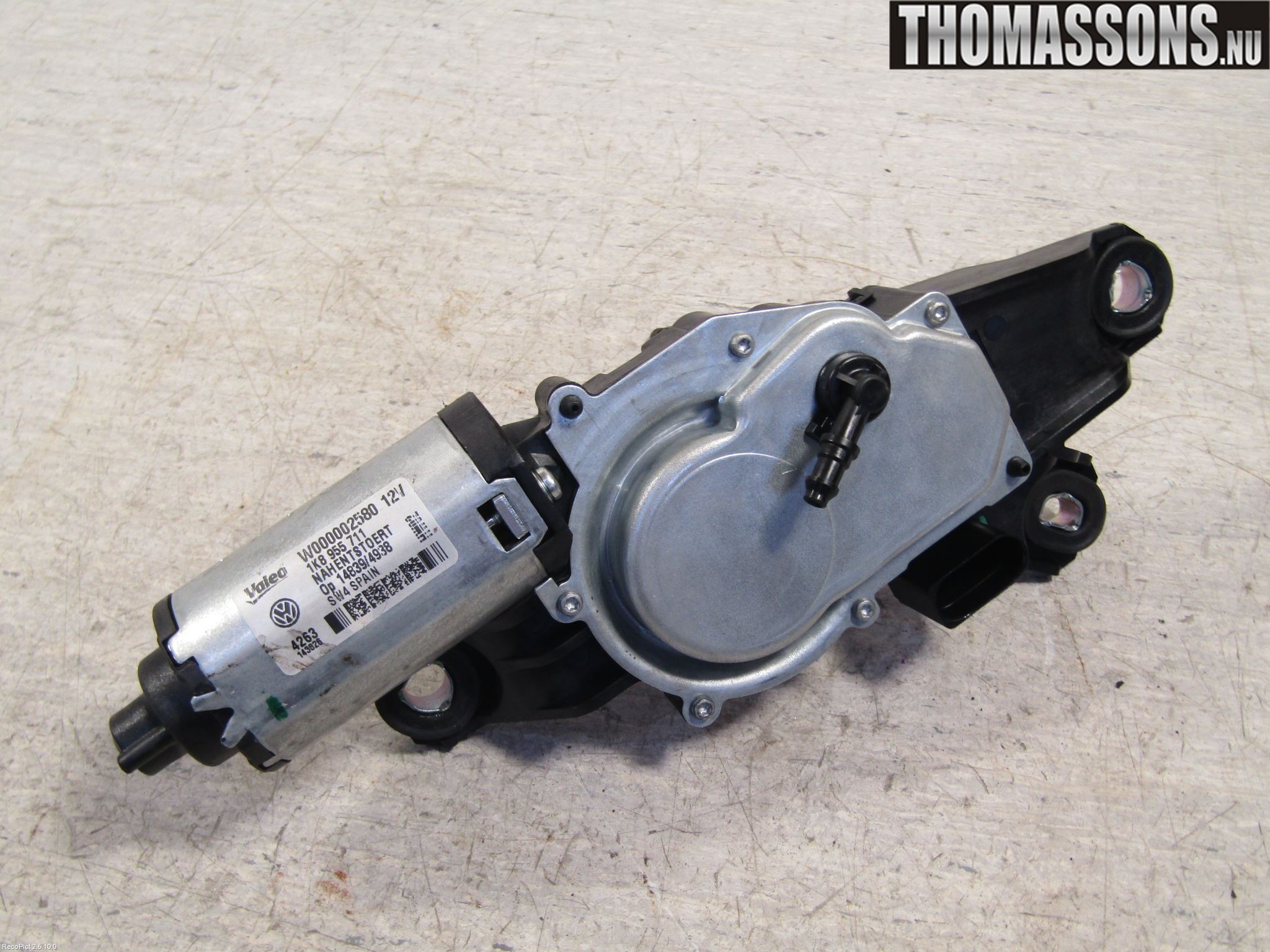 Volkswagen VW SCIROCCO 09-17 Torkarmotor Baklucka