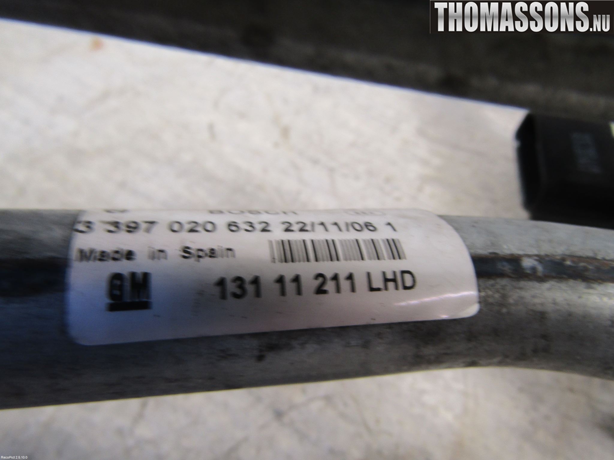 Opel ASTRA H 04-12 Torkarmotor Vindruta