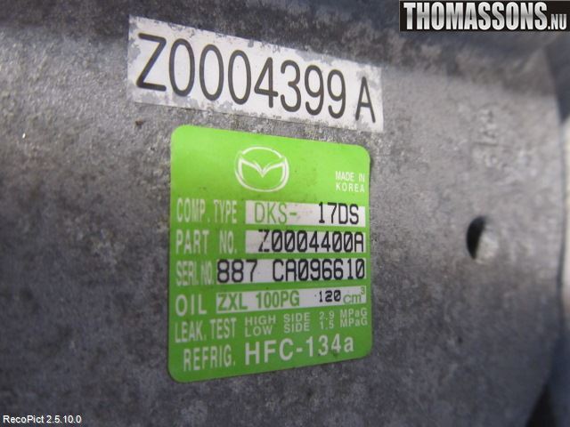 Mazda 6 08-13 Ac Kompressor