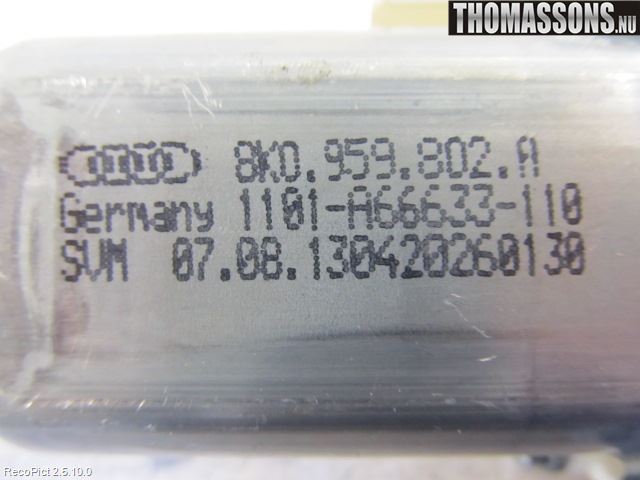 Audi A4 12-15 Fönsterhissmotor