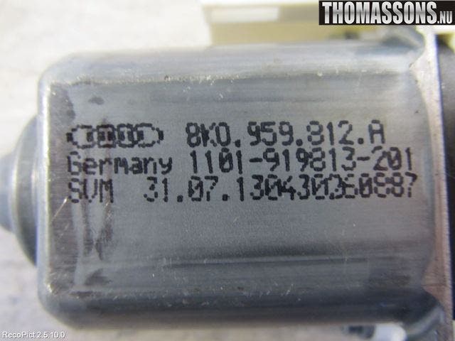 Audi A4 12-15 Fönsterhissmotor