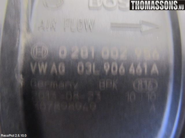 Audi A4 12-15 Injluftmassamätare