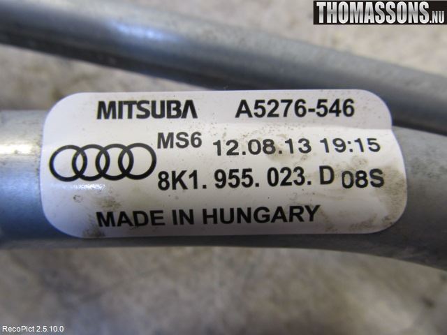 Audi A4 12-15 Torkarmotor Vindruta