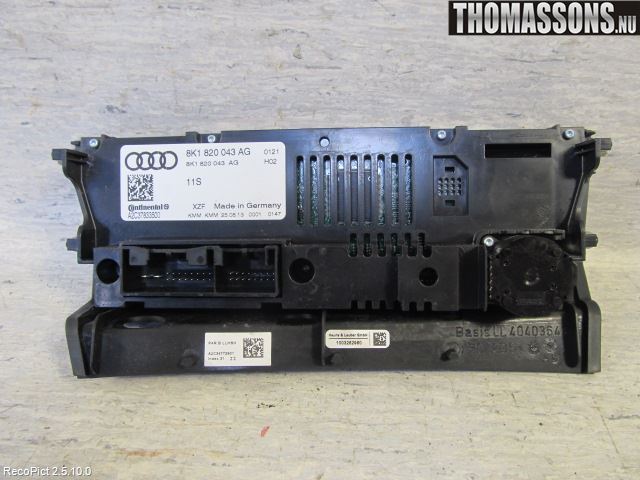 Audi A4 12-15 Ac Styrenhet Ac Manöveren