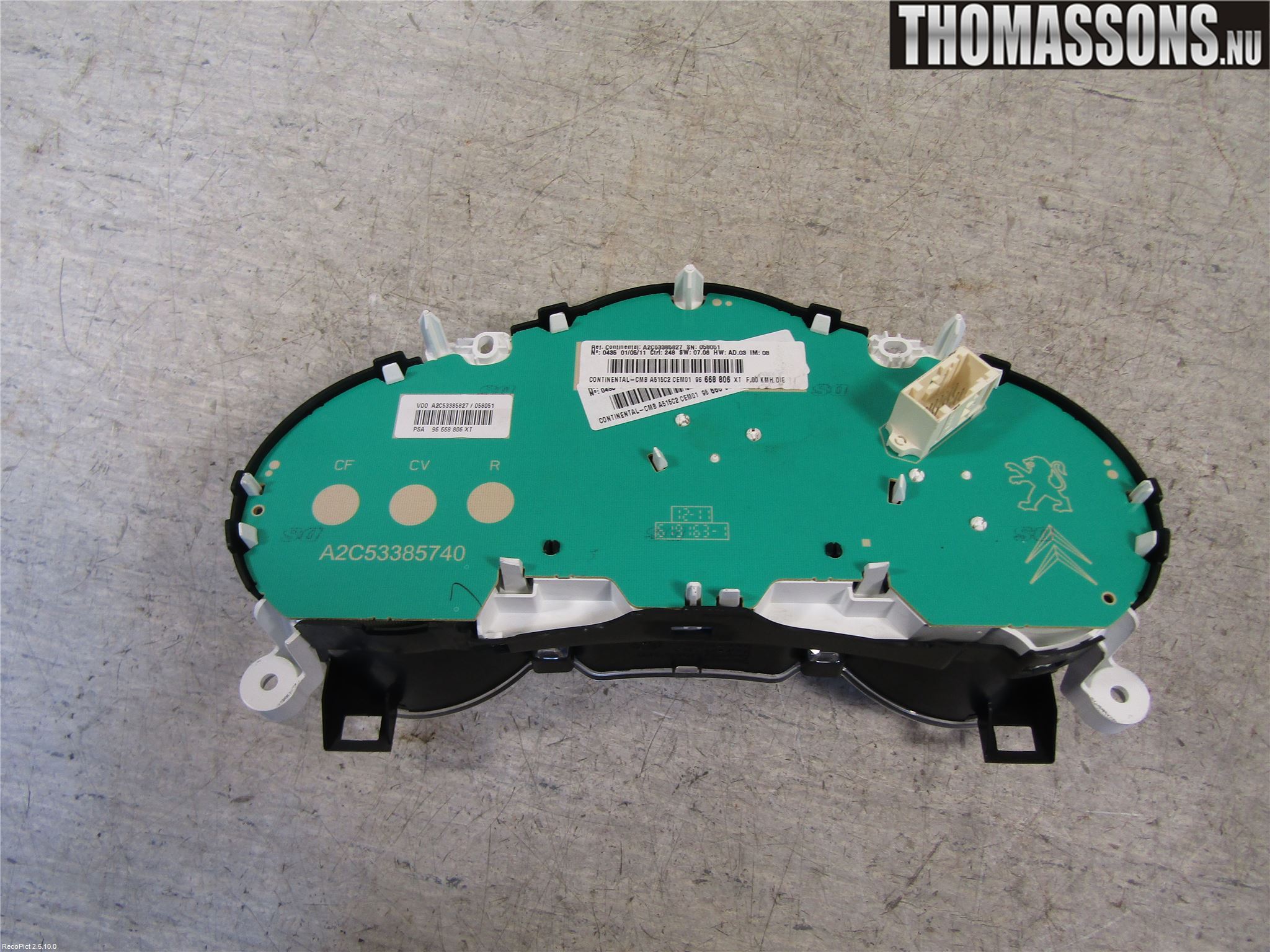 Citroen C3 10-17 Instrument Komb