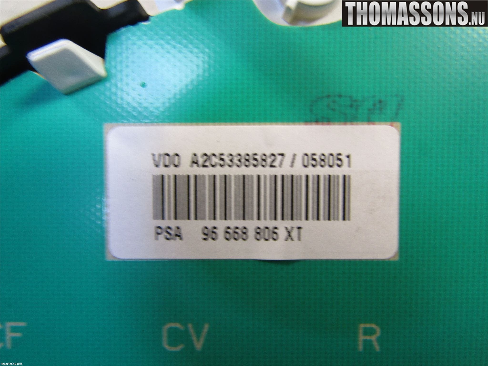 Citroen C3 10-17 Instrument Komb