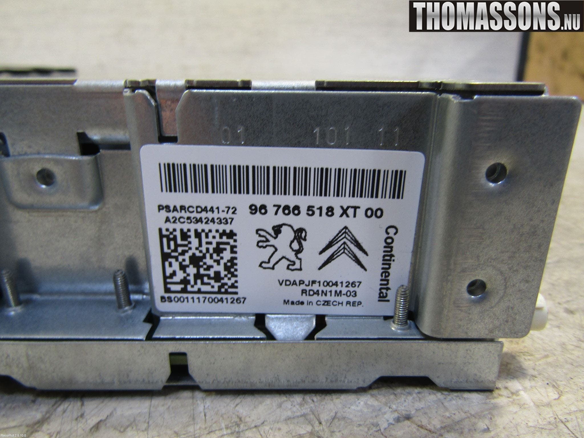 Citroen C3 10-17 Radio