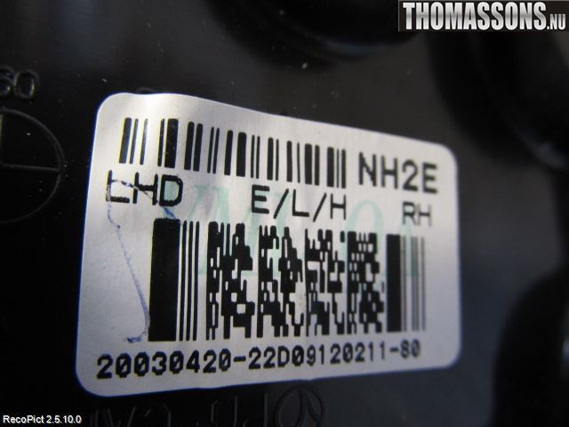 Hyundai i20 PB 09-14 Spegel Yttre El Hö