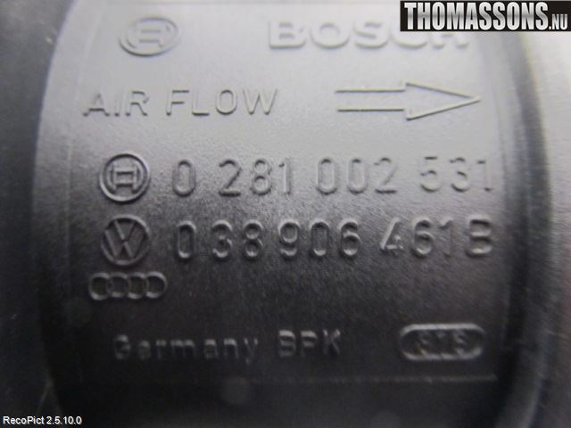 Audi A3/S3 05-13 Injluftmassamätare