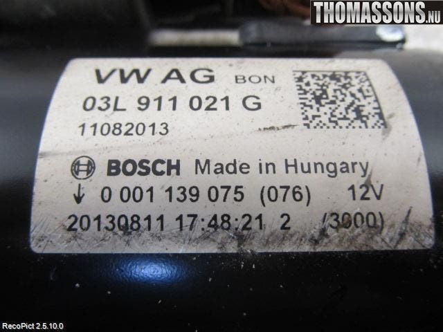 Audi A4 12-15 Startmotor Diesel