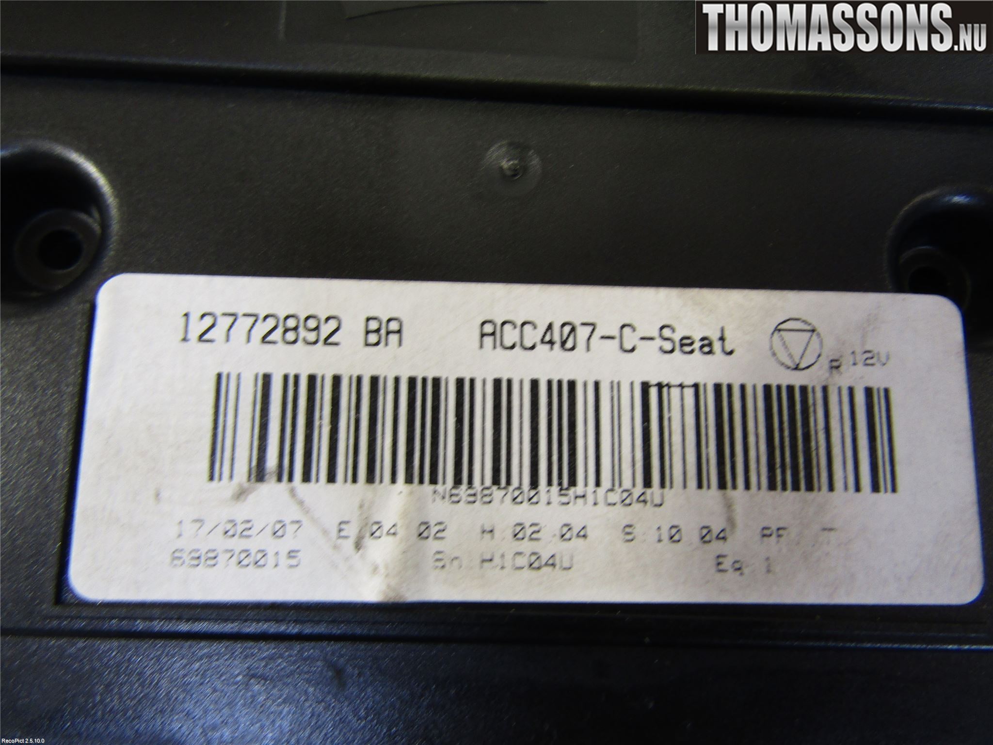 Saab 9-3 VER 2 Ac Styrenhet Ac Manöveren