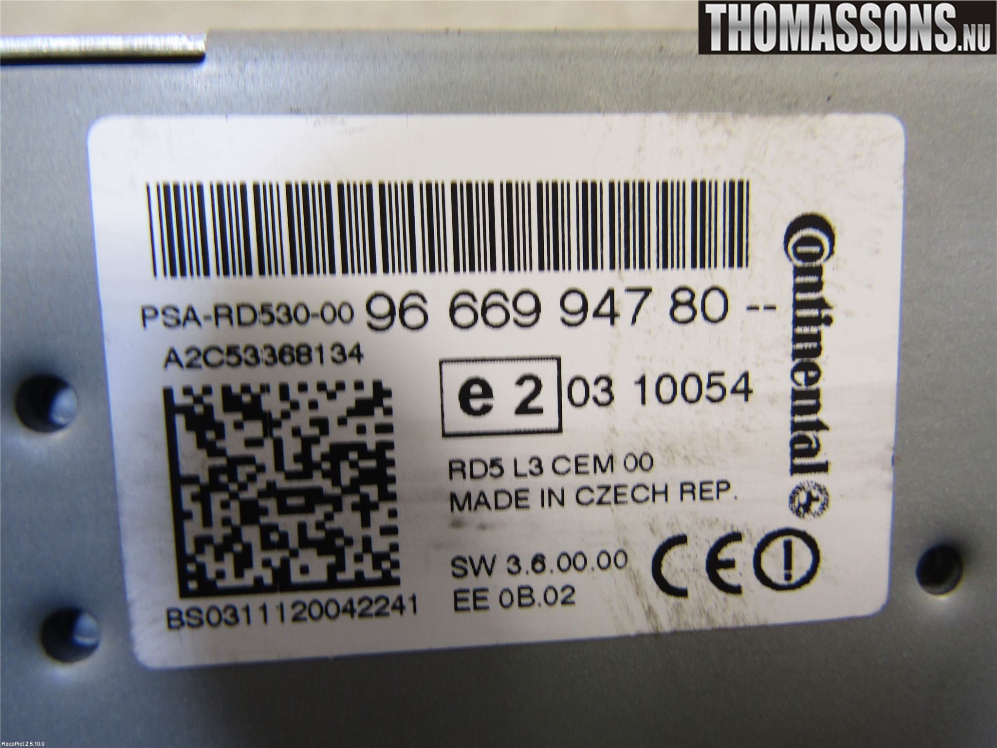 Citroen C4 II 11-18 Radio