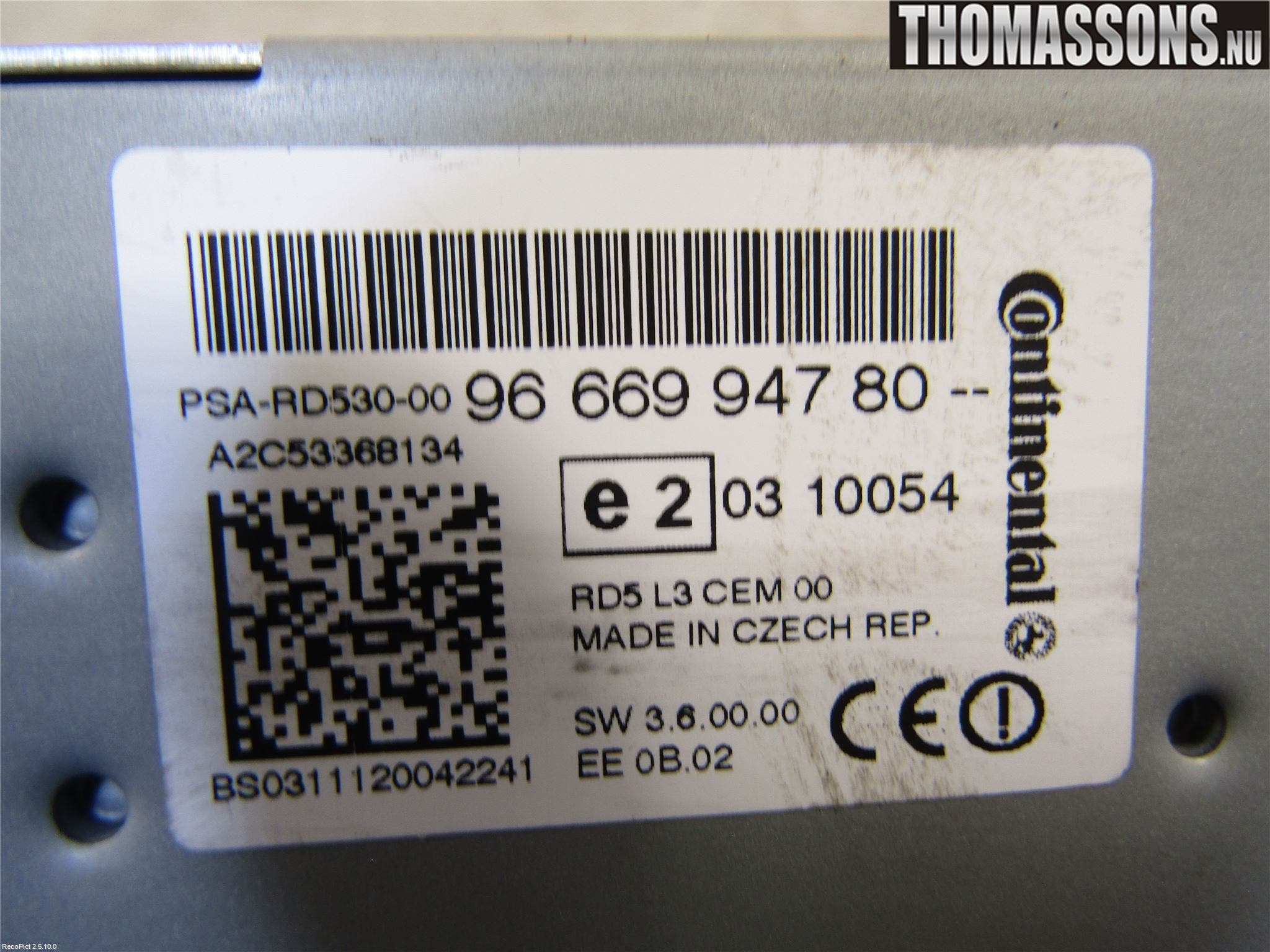 Citroen C4 II 11-18 Radio