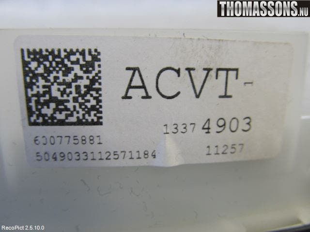 Opel ASTRA J 10-15 Instrument Komb