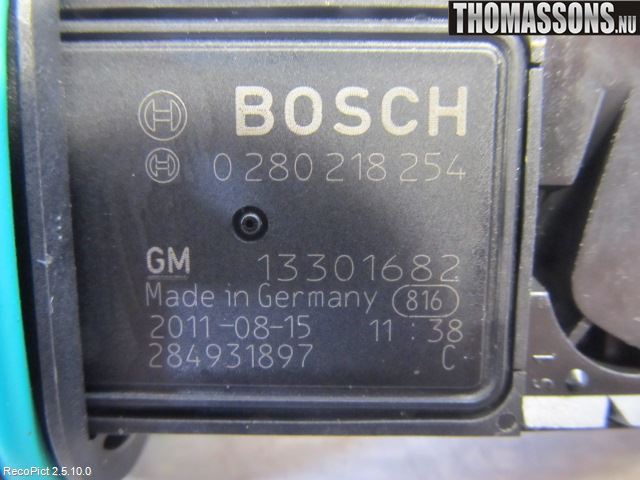 Opel ASTRA J 10-15 Injluftmassamätare