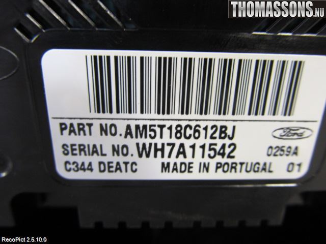 Ford C-MAX II  11-14 Ac Styrenhet Ac Manöveren