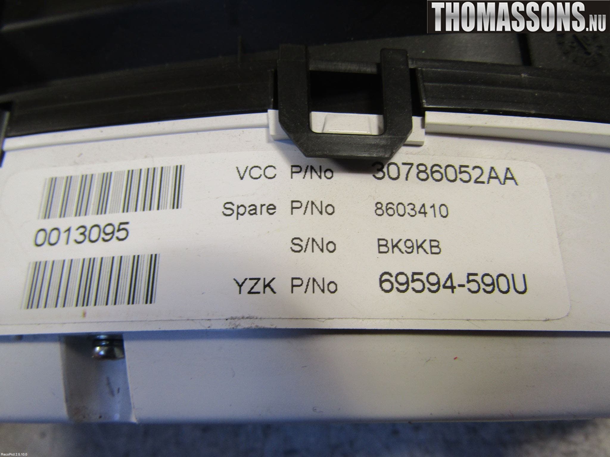 Volvo S80 07-13 Instrument Komb