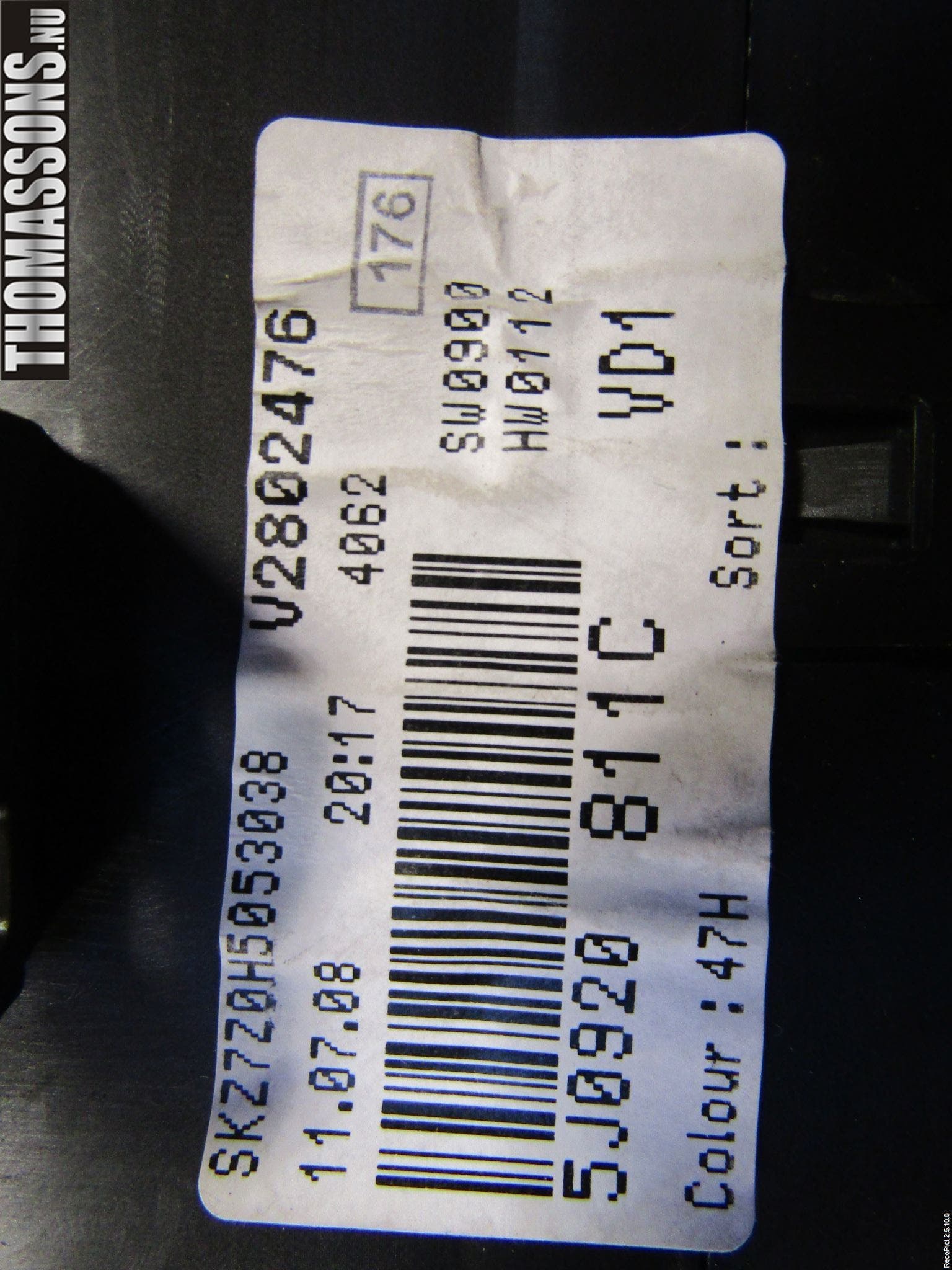 Skoda FABIA 07-14 Instrument Komb