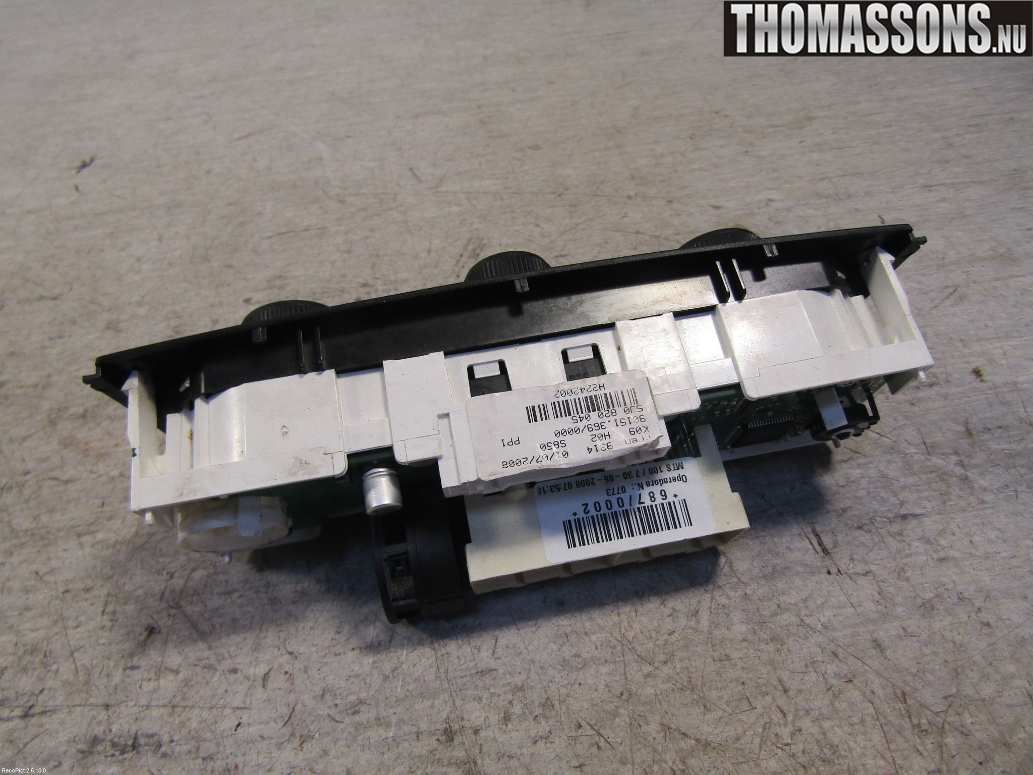 Skoda FABIA 07-14 Ac Styrenhet Ac Manöveren