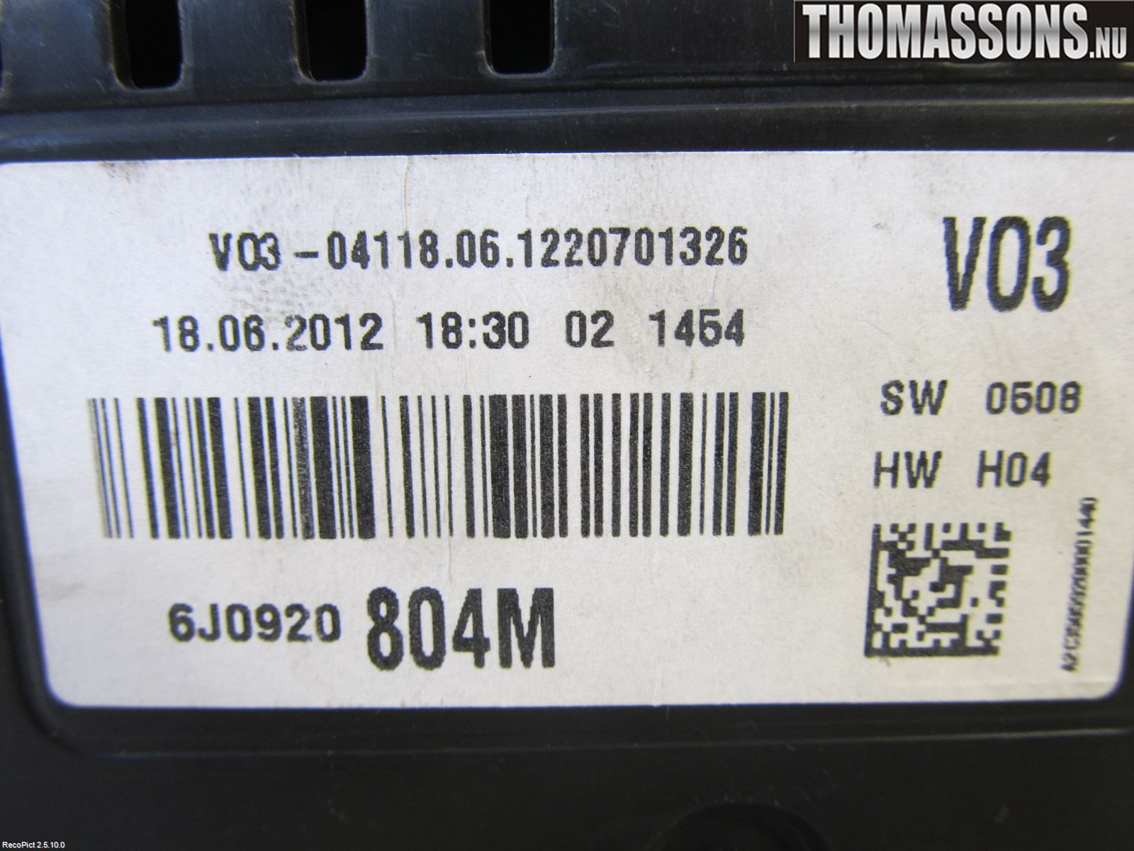 Seat IBIZA IV 08-16 Instrument Komb