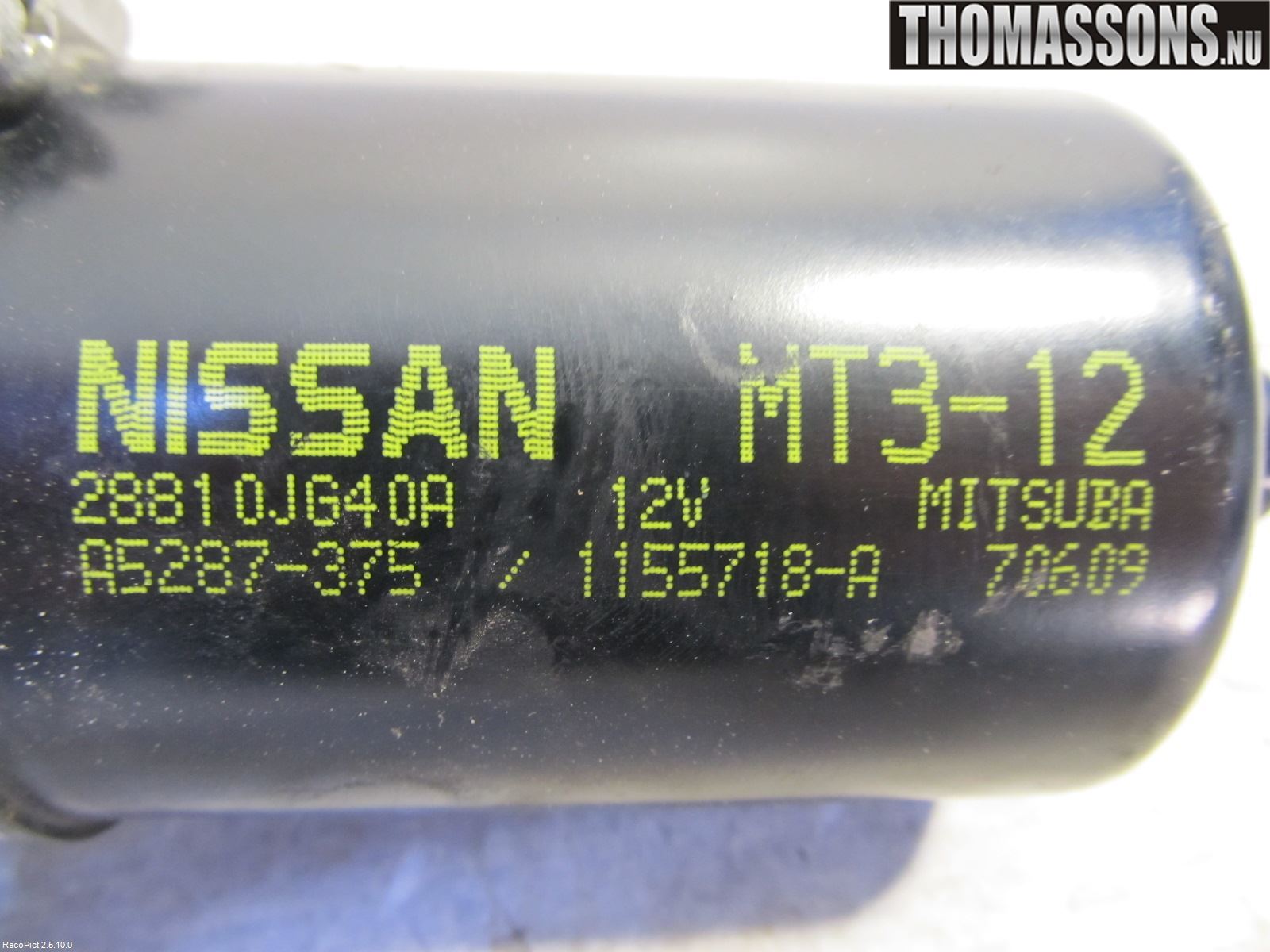 Nissan X-TRAIL 08-14 Torkarmotor Baklucka