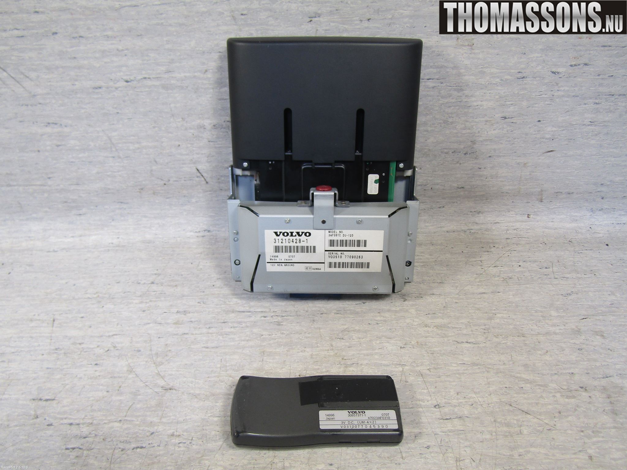 Volvo V70 08-13 Gps Navigator