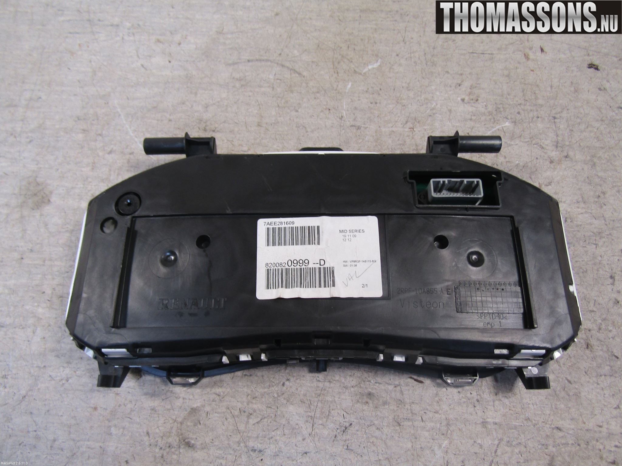 Renault CLIO III  09-12 Instrument Komb