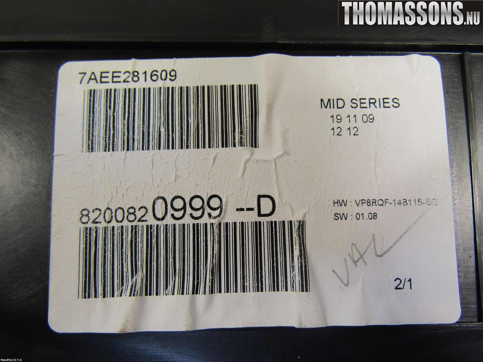 Renault CLIO III  09-12 Instrument Komb