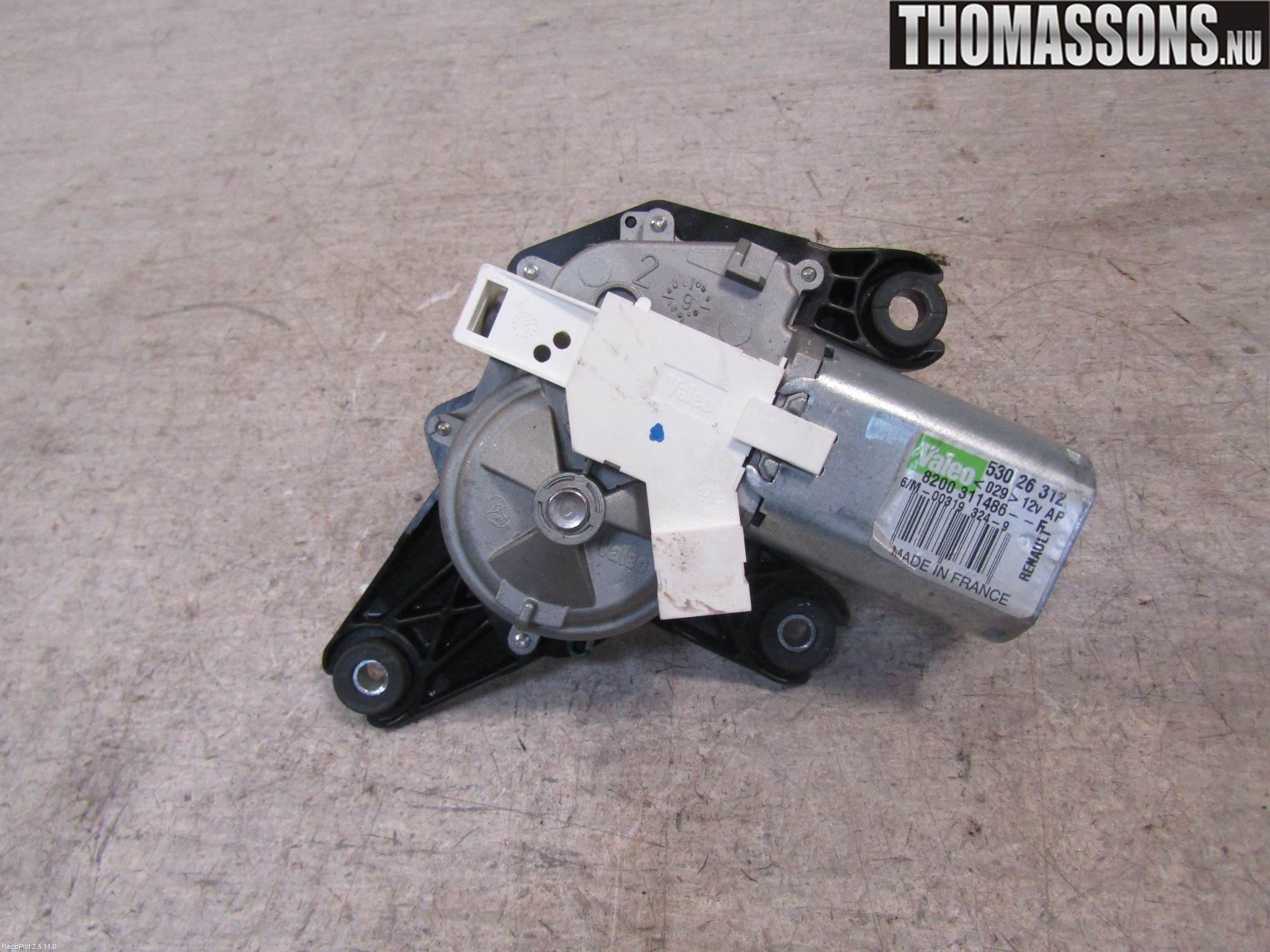 Renault CLIO III  09-12 Torkarmotor Baklucka