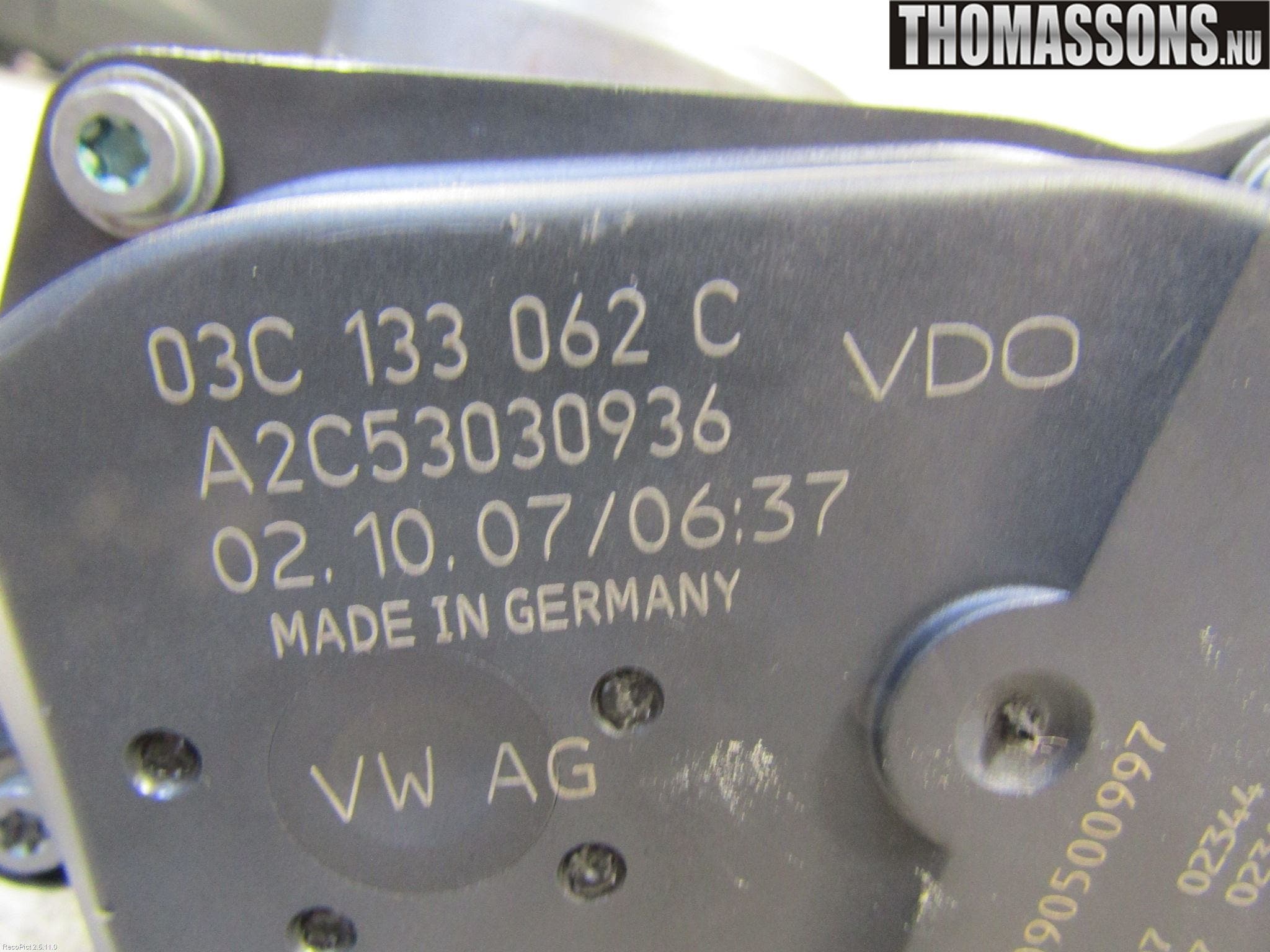 Skoda FABIA 07-14 Injspjällhus