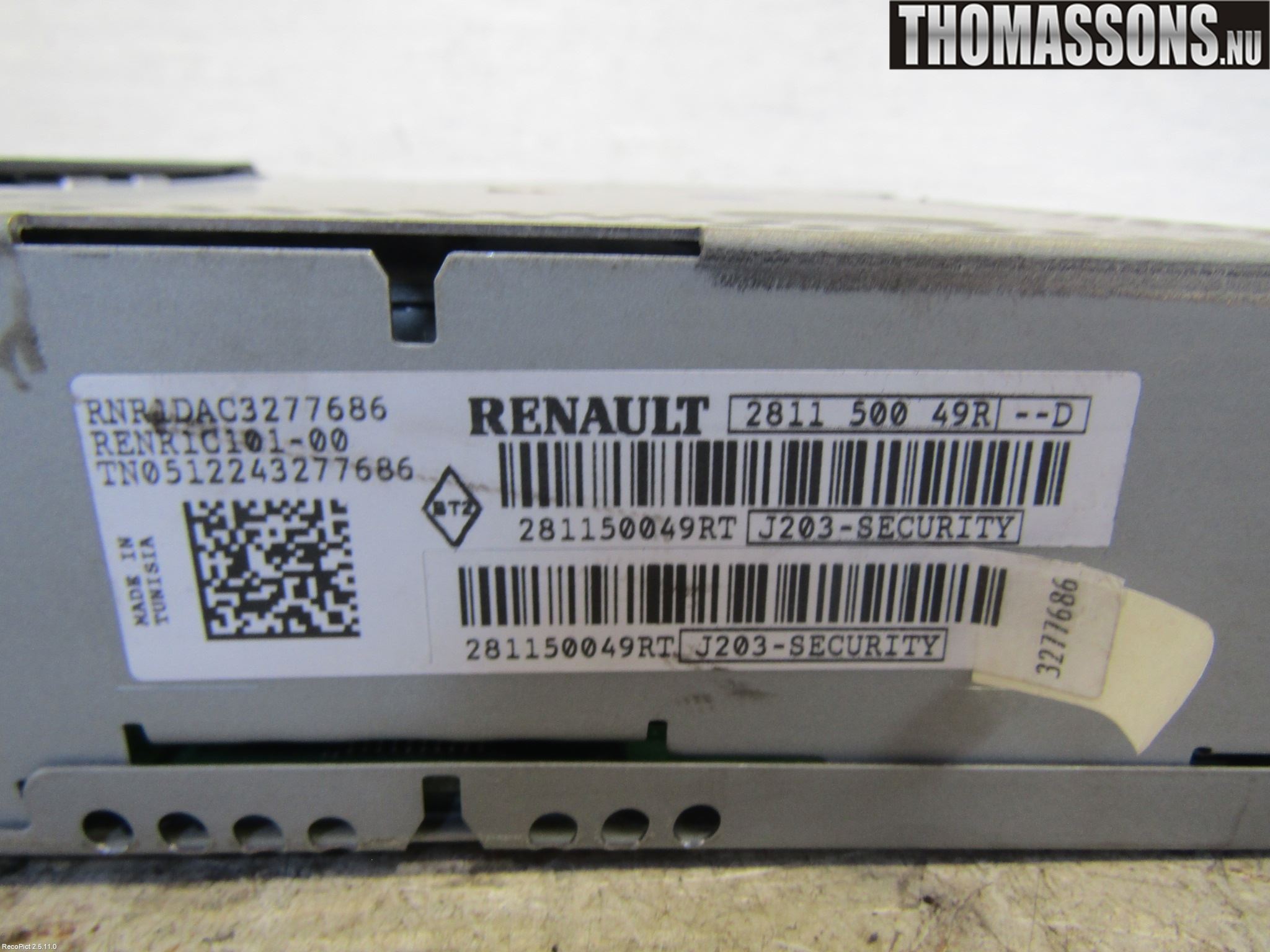 Renault KANGOO II 08-14 Radio