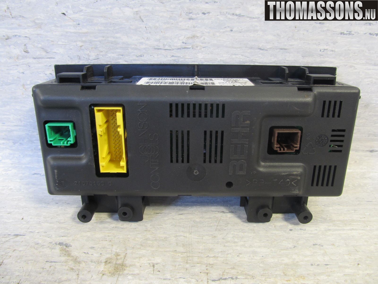 Peugeot 307     05-08 Ac Styrenhet Ac Manöveren