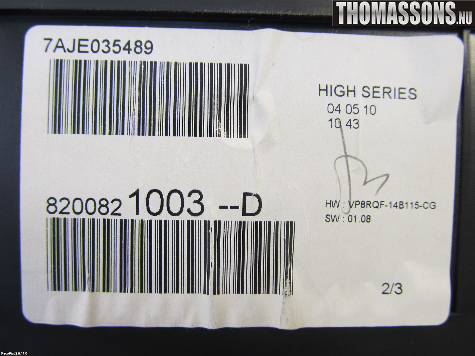 Renault CLIO III  09-12 Instrument Komb